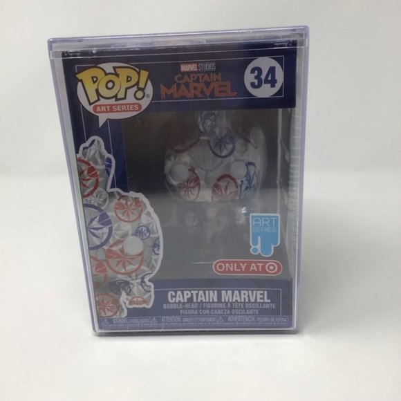 FUNKO POP Captain Marvel Art Series - Picture 3 of 4